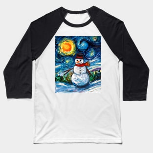 Frosty Night Baseball T-Shirt